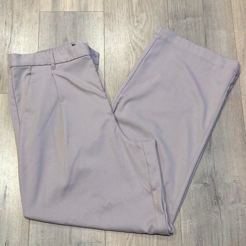 Aeropostale straight leg trouser pants in dark beige